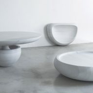 Fernando Mastrangelo debuts "butter-soft" and icy-sharp cement furniture