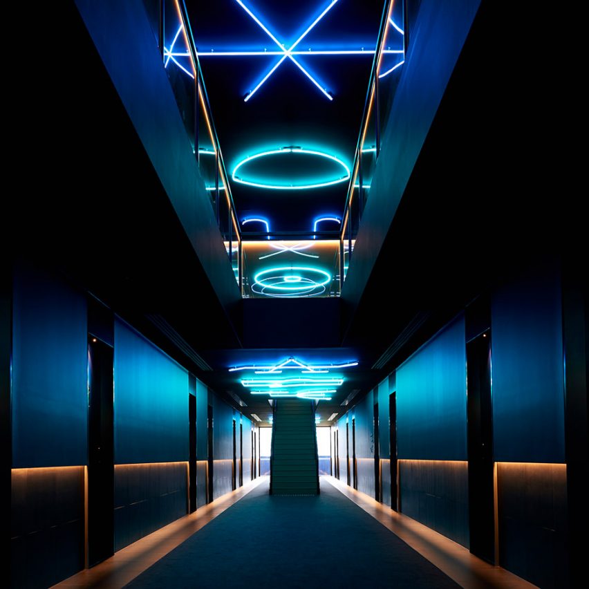 Carr creates dark and moody interiors for art-filled hotel in Australia ...