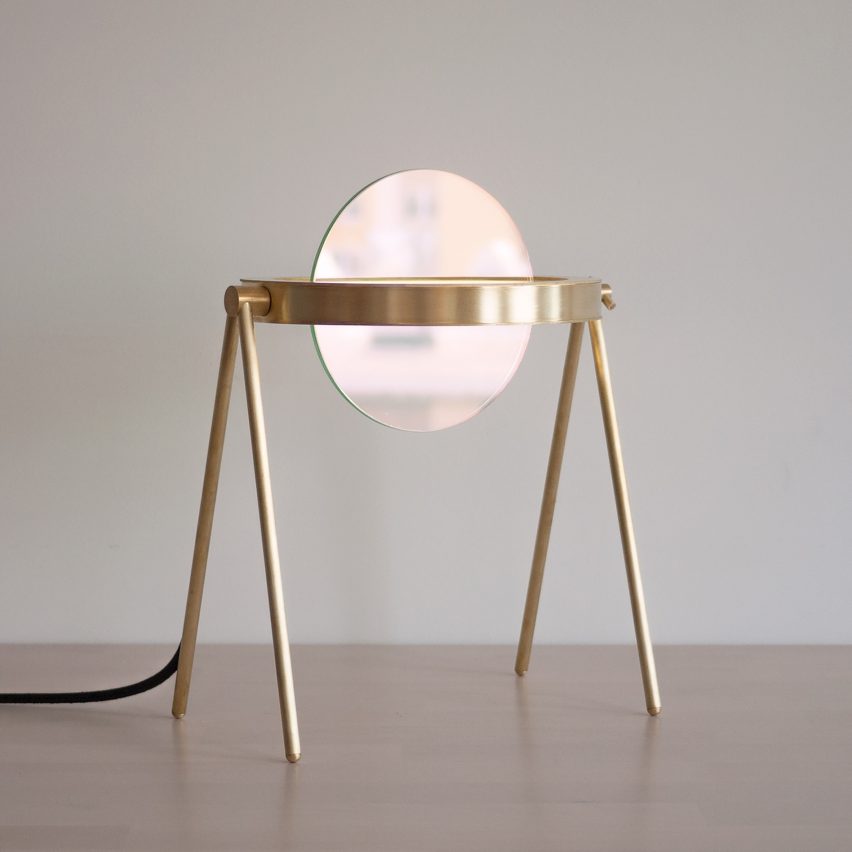 Janus table lamp by Trueing