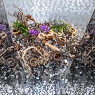Kaleidoscopic ivy installation by Nendo