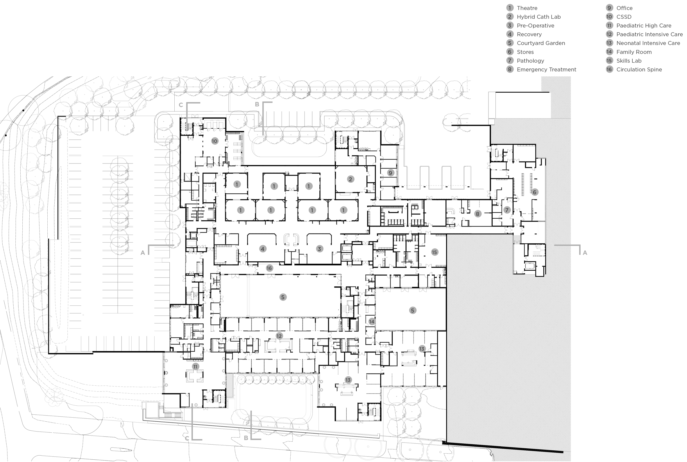 Architectural Floor Plans Of Hospitals | Review Home Decor