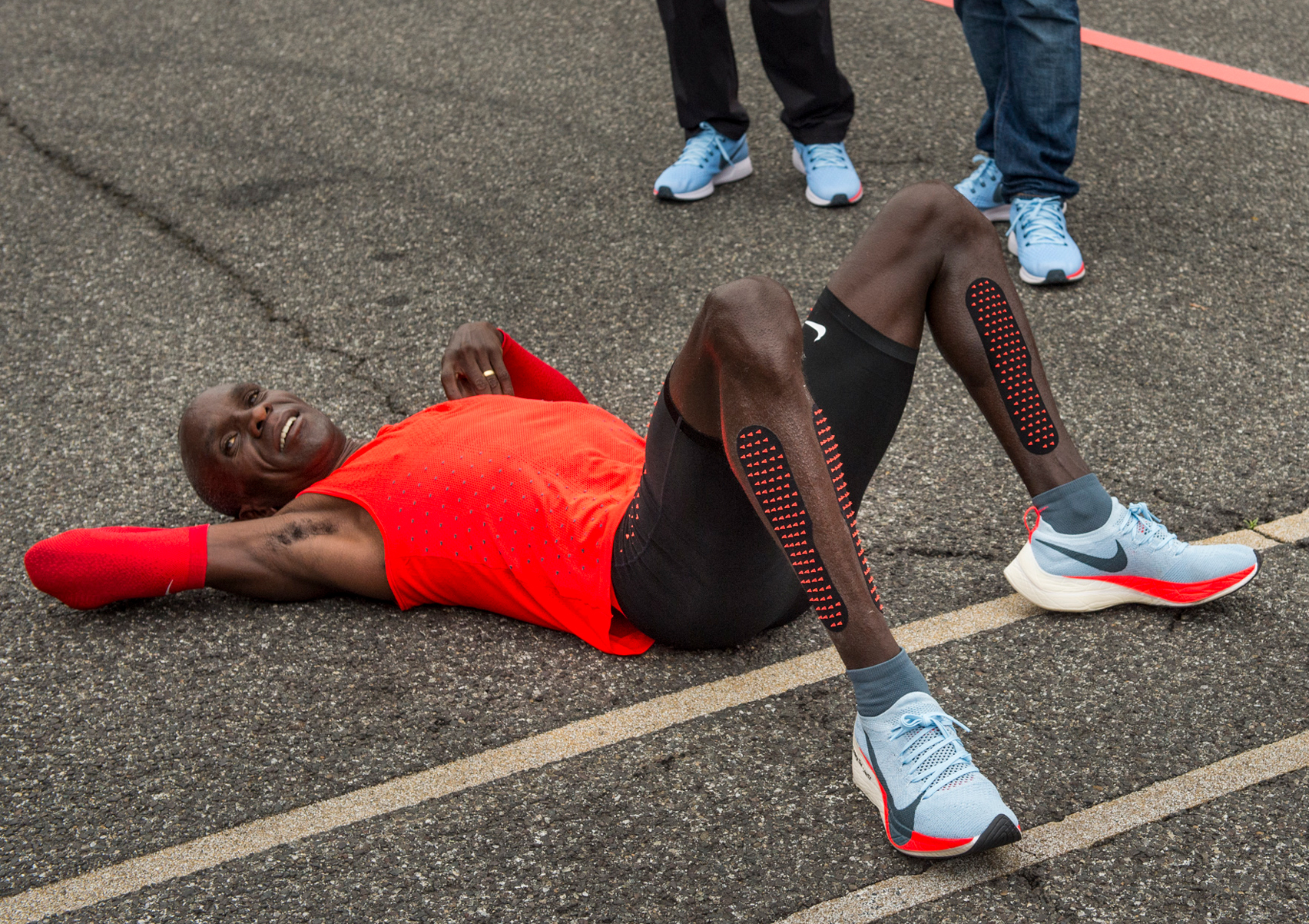 Athletes custom-engineered Nike trainers in attempt to marathon barrier