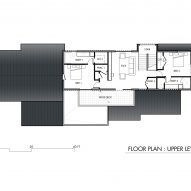 Plan of Palma Plaza Spec residence by Dick Clarke + Associates