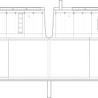 Front elevation plan for Shelter by Vipp