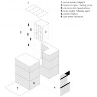 Axonometric plan of Somerville Residence by Naturehumaine