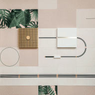 Electric wallpaper connects speakers, lights and fans in installaton by UM Project and Flavor Paper