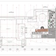 Ground level floor plan of the Williamsburg Hotel by Michaelis Boyd Associates