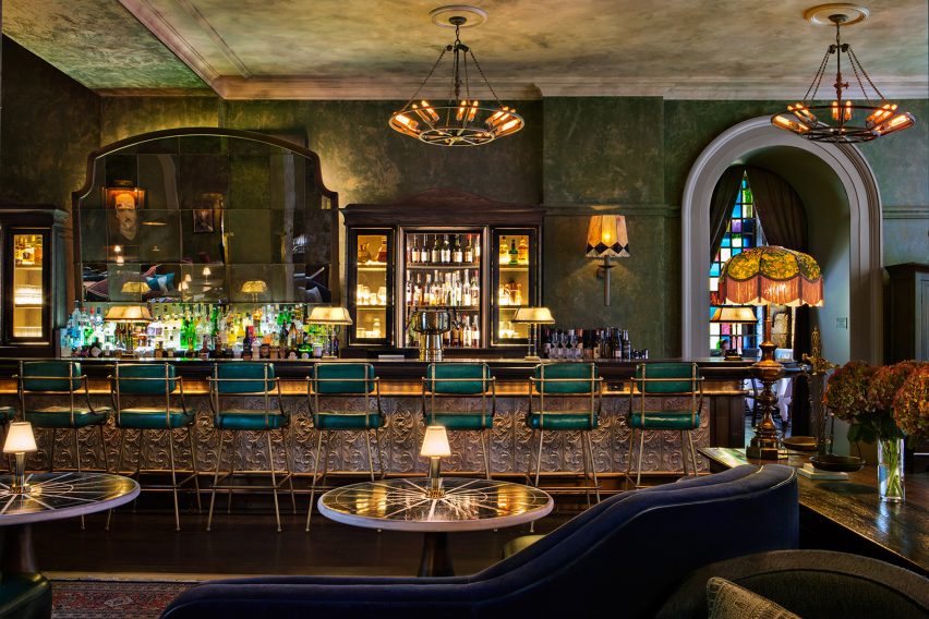 Martin Brudnizki's AHEAD nominated design for the Beekman Hotel in New York