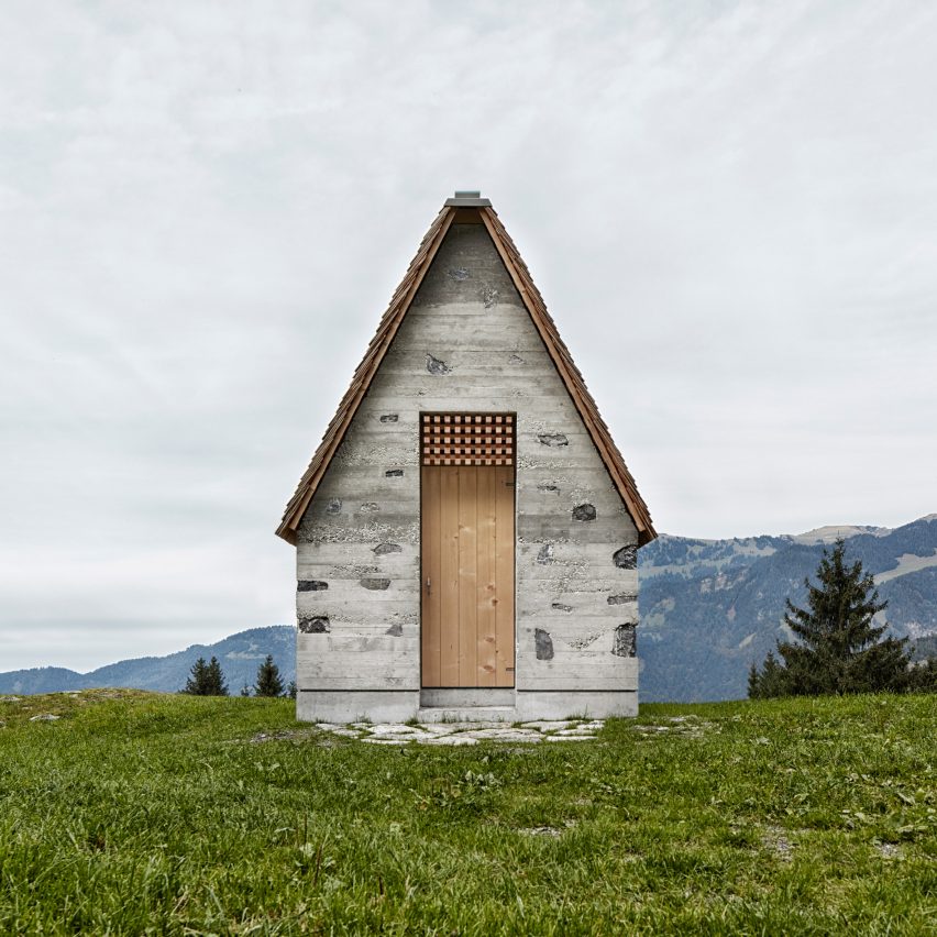 Alpine chapel by IMA, perched along a scenic Austrian meadow