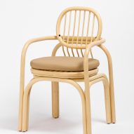 Andrea Mestre's Gandia chair explores the properties of the rattan cane.