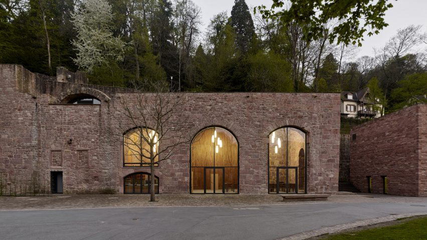 Max Dudler Creates Restaurant Inside Heidelberg Castle S