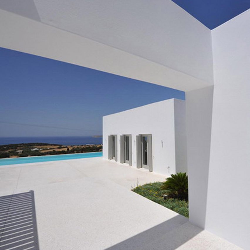 Greek island homes