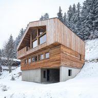Studio Razavi reinterprets traditional chalet architecture with Mountain House in the Alps
