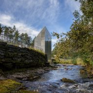 Fortunen completes toilet block with views of a Norwegian waterfall