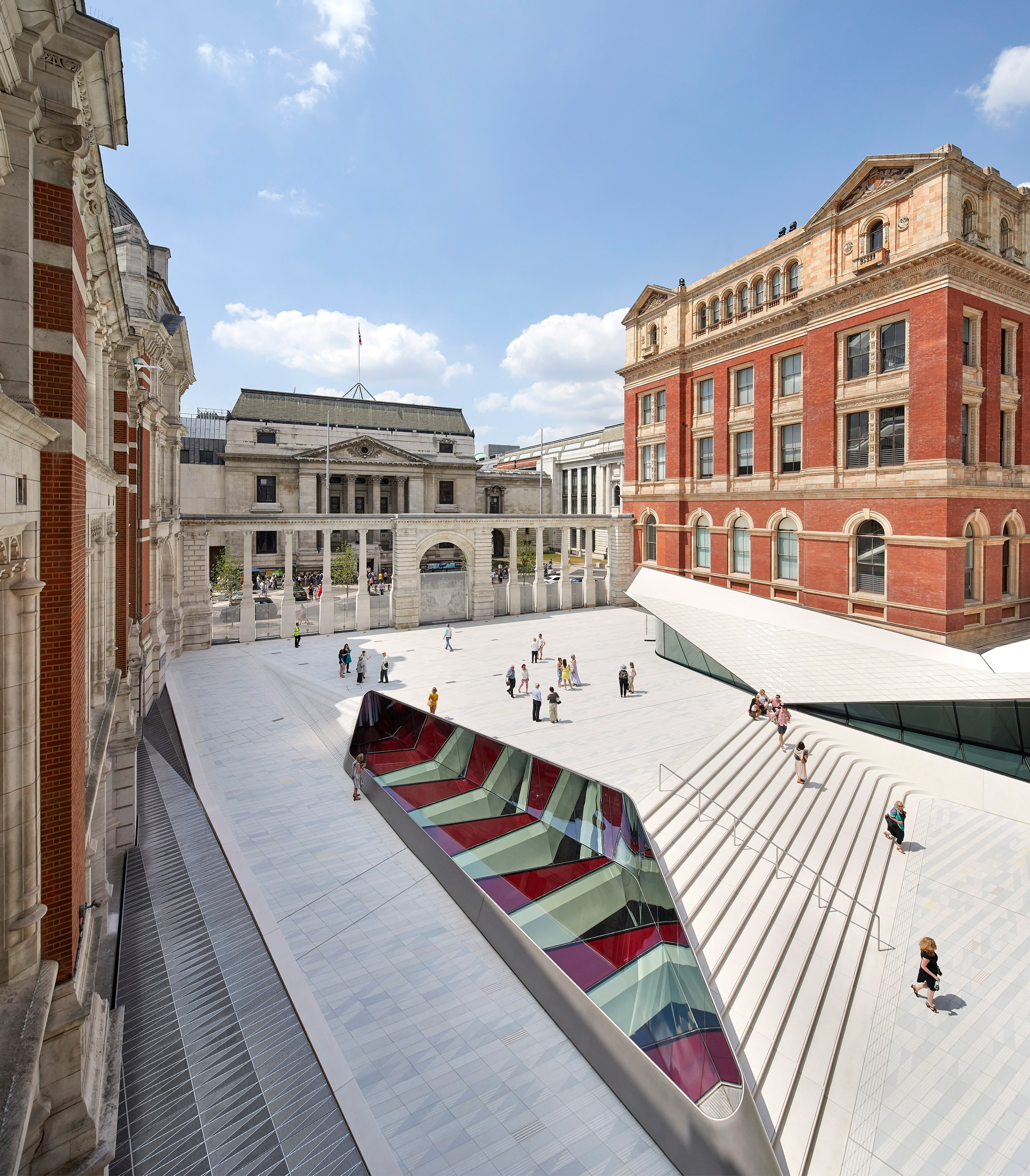 Porcelain Tiles Add a Sleek Modern Accent to AL_A's Courtyard Expansion at  London's V&A Museum
