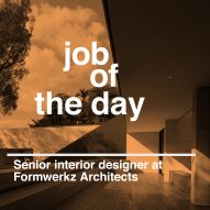 Job of the day: senior interior designer at Formwerkz Architects