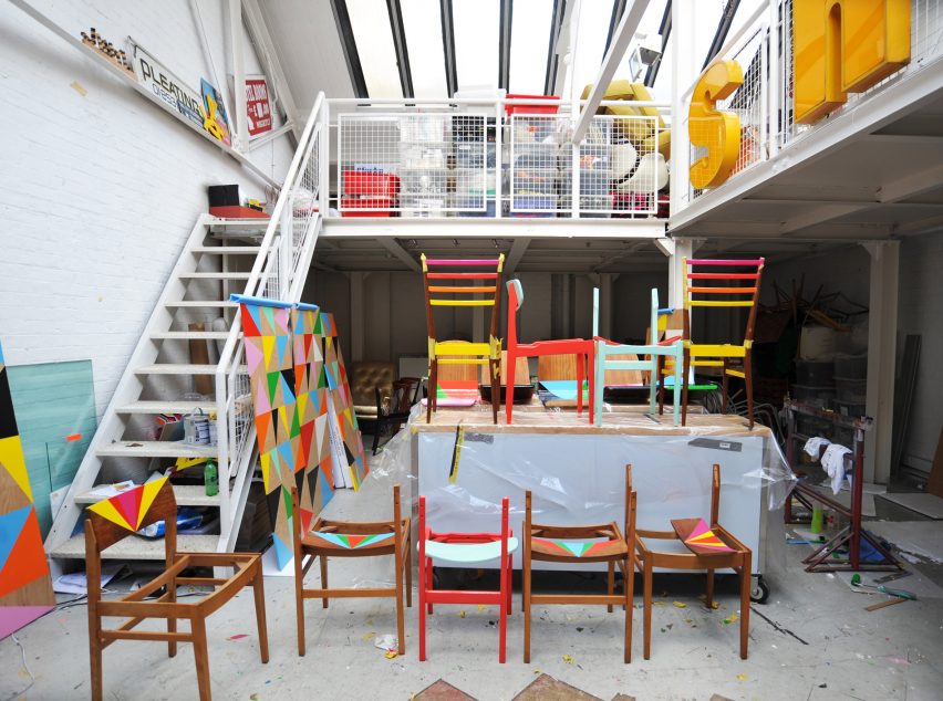 Designer, Morag Myerscough, redesigns the Bernie Grant Arts Centre in London