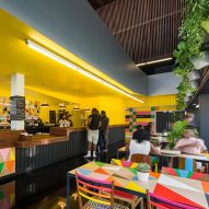 Morag Myerscough creates colourful interiors for Adjaye-designed arts centre