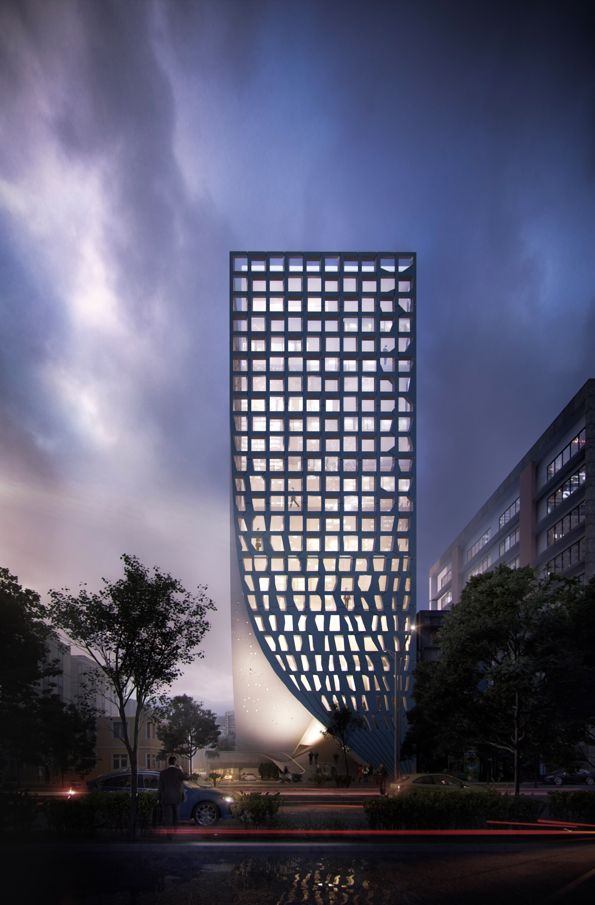 Chapultepec 500 office block, Mexico, by MAPmx studio