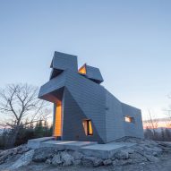Anmahian Winton's zinc-clad observatory enables stargazing from a New Hampshire mountain