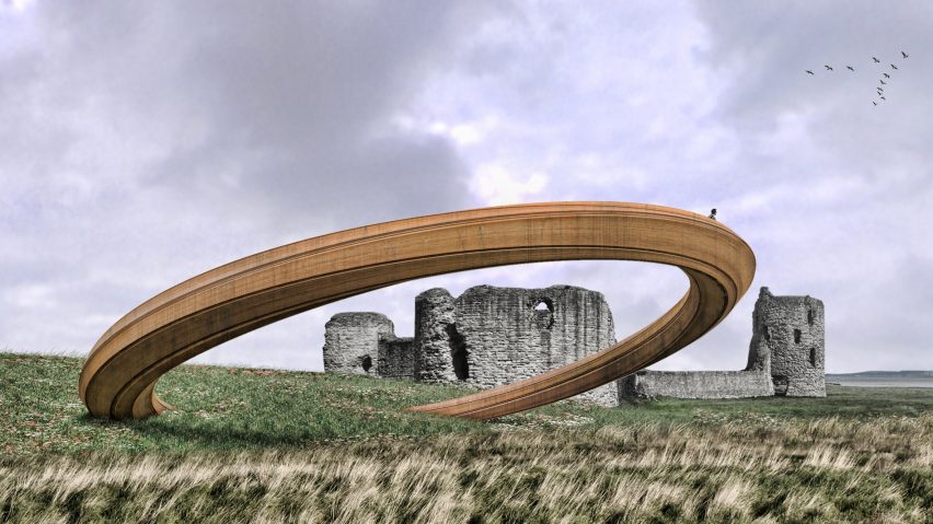 Iron Ring installation by George King Architects