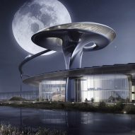 MAD unveils "extraterrestrial" campus for electric car brand Faraday Future