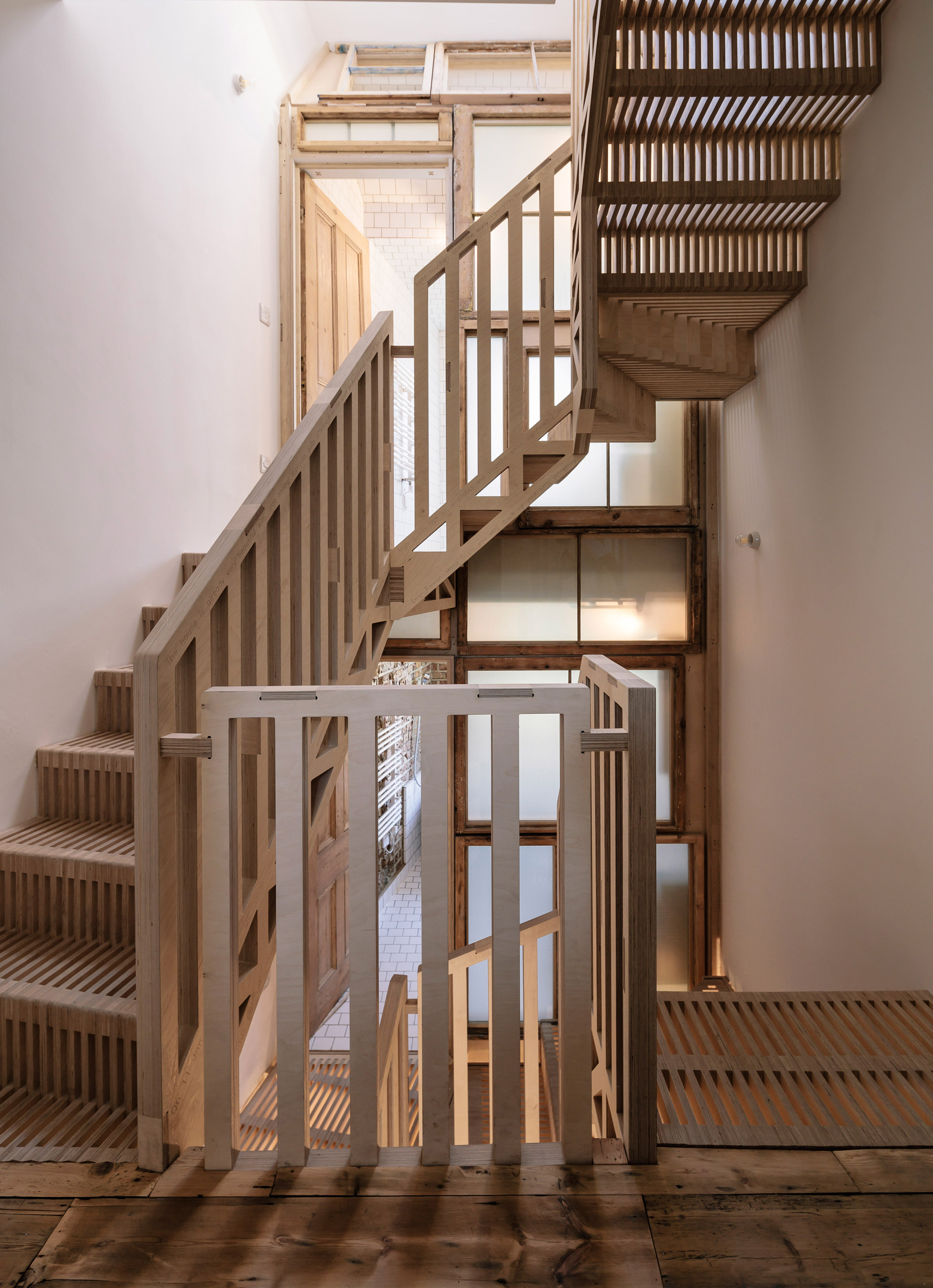 Tsurata Architects designs staircase in London house