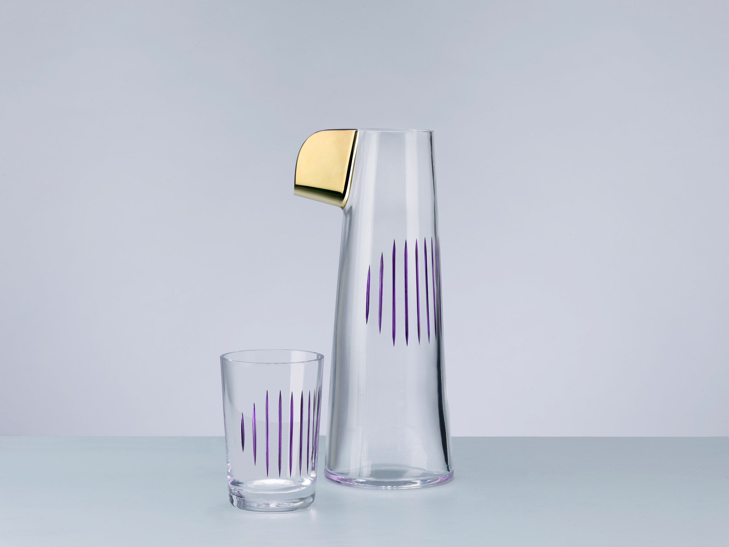 Glassware brand Nude has released a set of vases and jugs designed by Tomas Kral