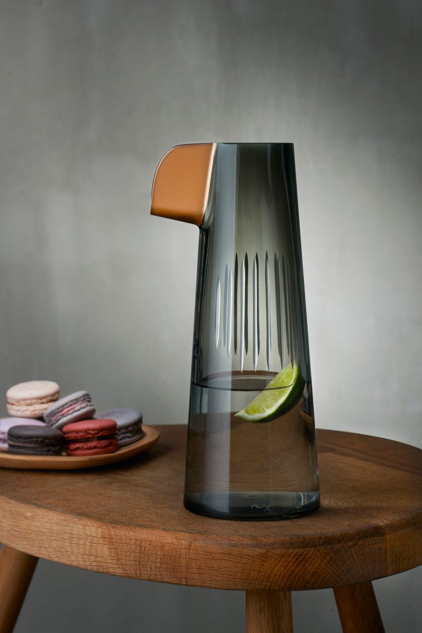 Glassware brand Nude has released a set of vases and jugs designed by Tomas Kral