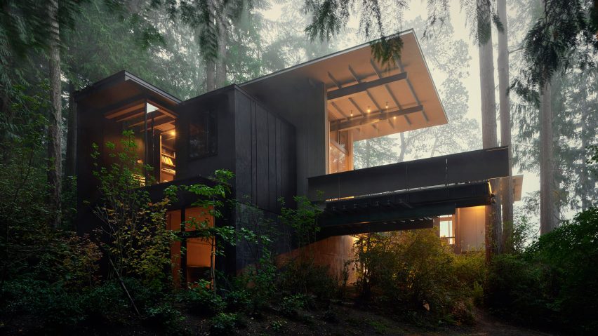 Architect Jim Olson expands tiny cabin