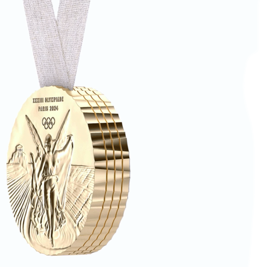 Paris 2024 Olympic Games Medals Philippe Starck Design Dezeen Sq 