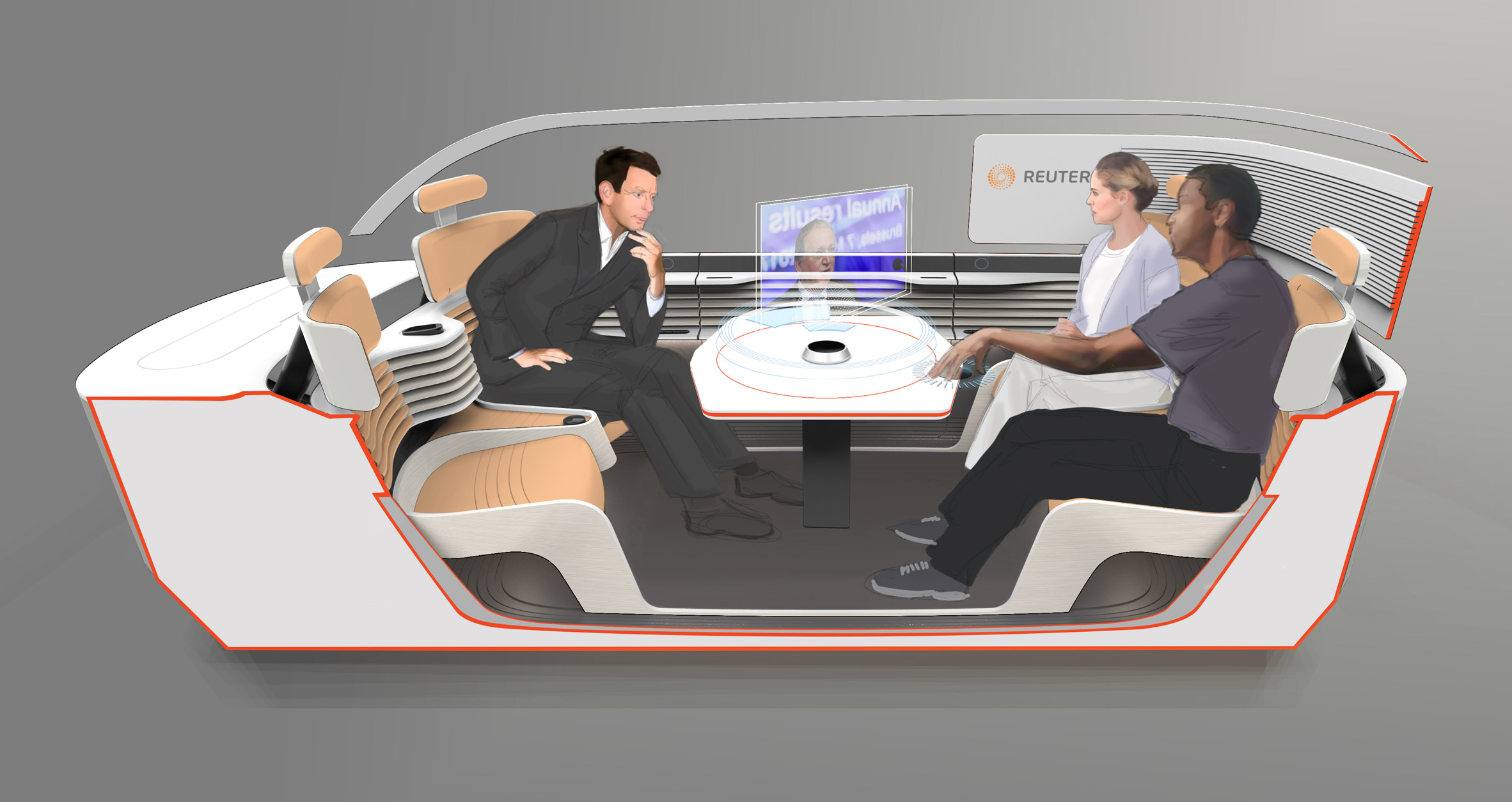 Signal mobile work space by Armin Peters