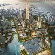 SOM designs "new skyline" for port area of Sri Lanka's largest city