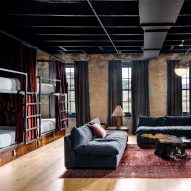 Un.Box Studio converts neglected stone building into progressive Austin hostel