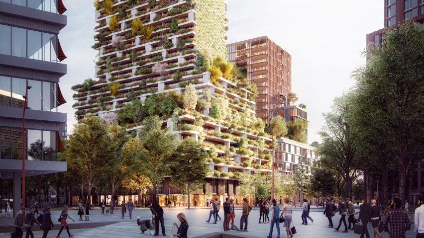 Stefano Boeri vertical garden in Utrecht