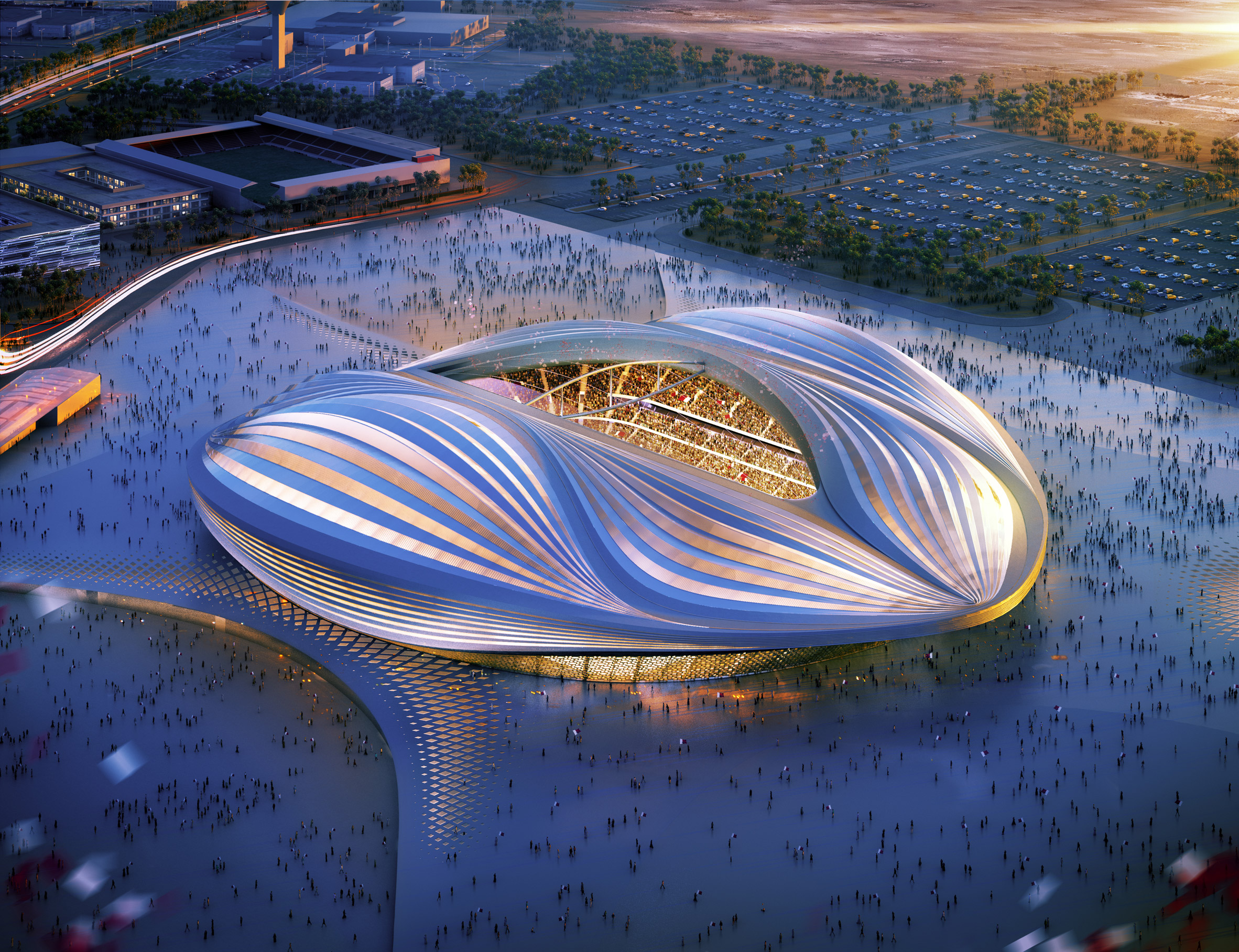 Al Thumama Stadium by Ibrahim M Jaidah
