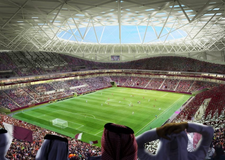 Ibrahim Jaidah unveils cap-inspired stadium for Qatar's FIFA World Cup