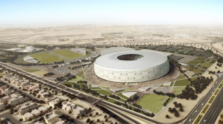 Al Thumama Stadium by Ibrahim M Jaidah