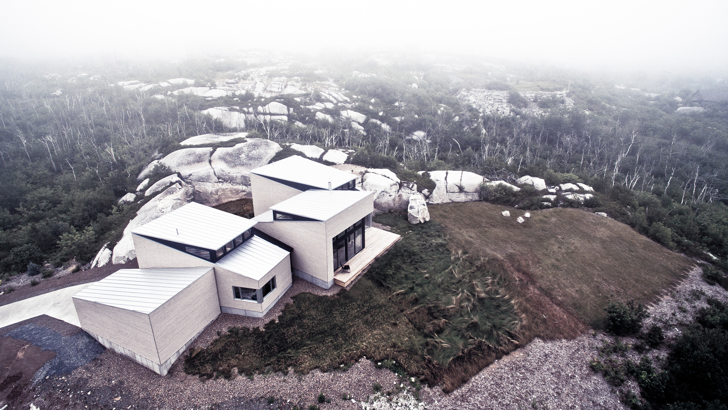 Treow Brycg Is a Fortress-Like Home on the South Shore of Nova Scotia