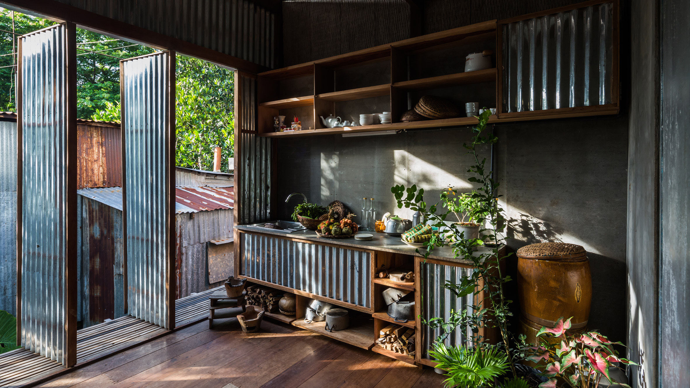Gorgeous contemporary townhouse with tropical vibes in Vietnam by Nishizawa  Architects - PLAIN Magazine
