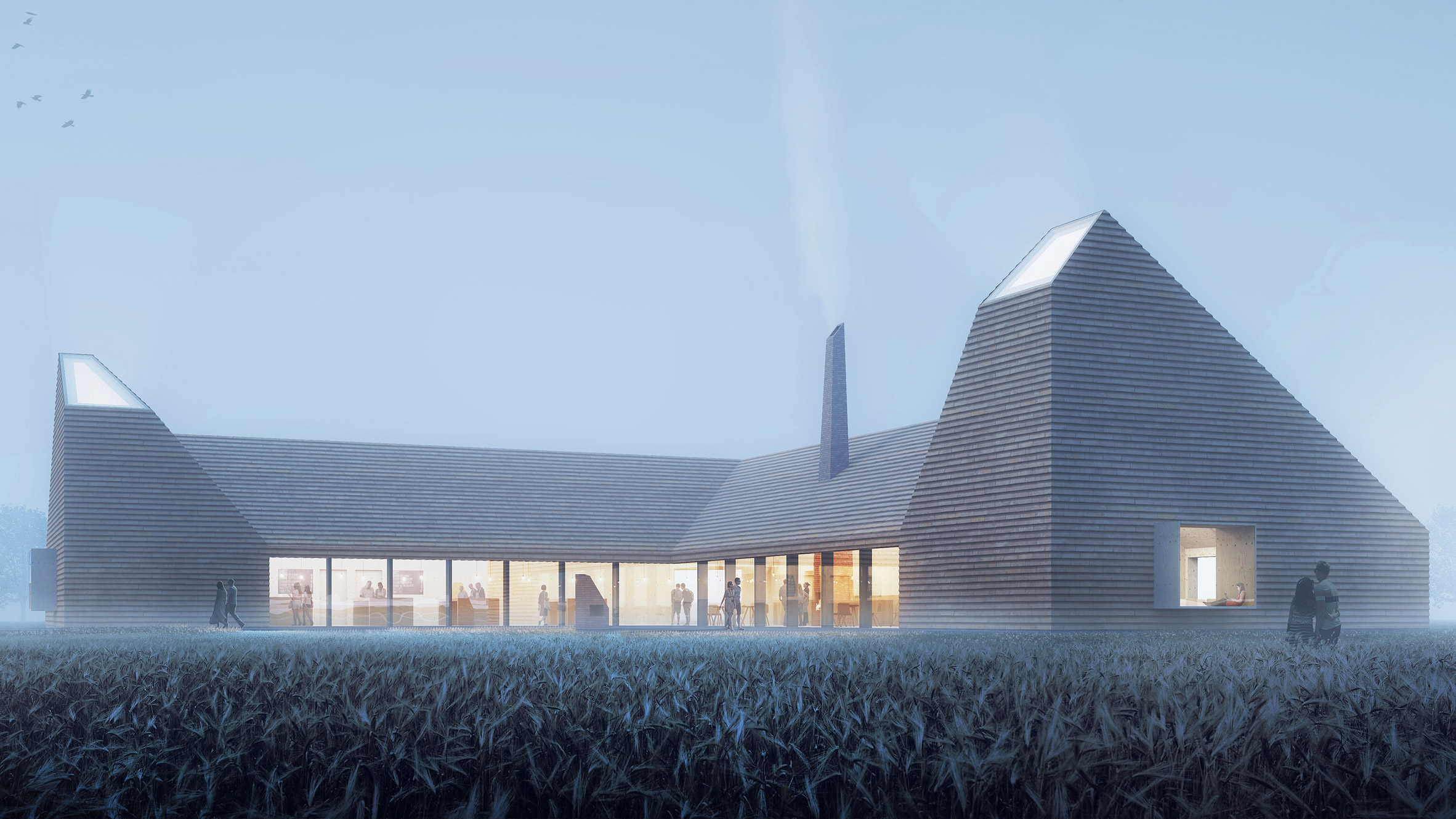 Reiulf Ramstad's kiln-shaped visitors centre celebrates Danish farming