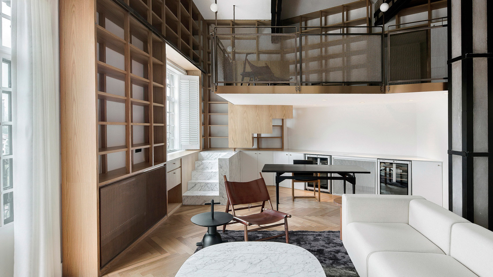 The Library Home, Shanghai, by Atelier TAO+C