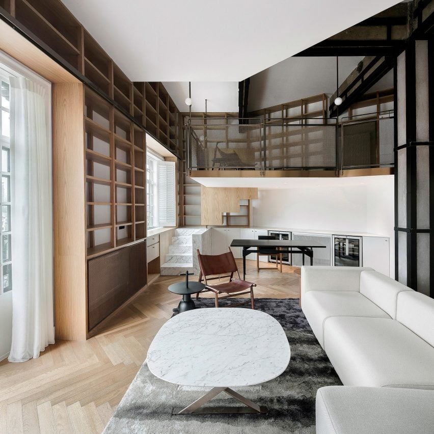 The Library Home, Shanghai, by Atelier TAO+C
