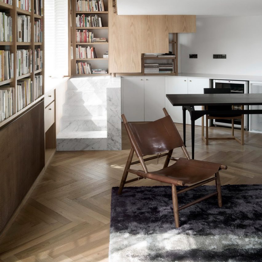 Chinese interior designers, Elle Decoration China 2019 annual: The Library Home, Shanghai, by Atelier TAO+C