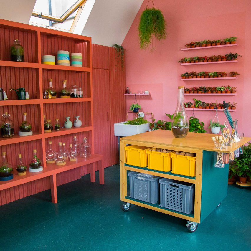 London Terrariums store by Isabel + Helen