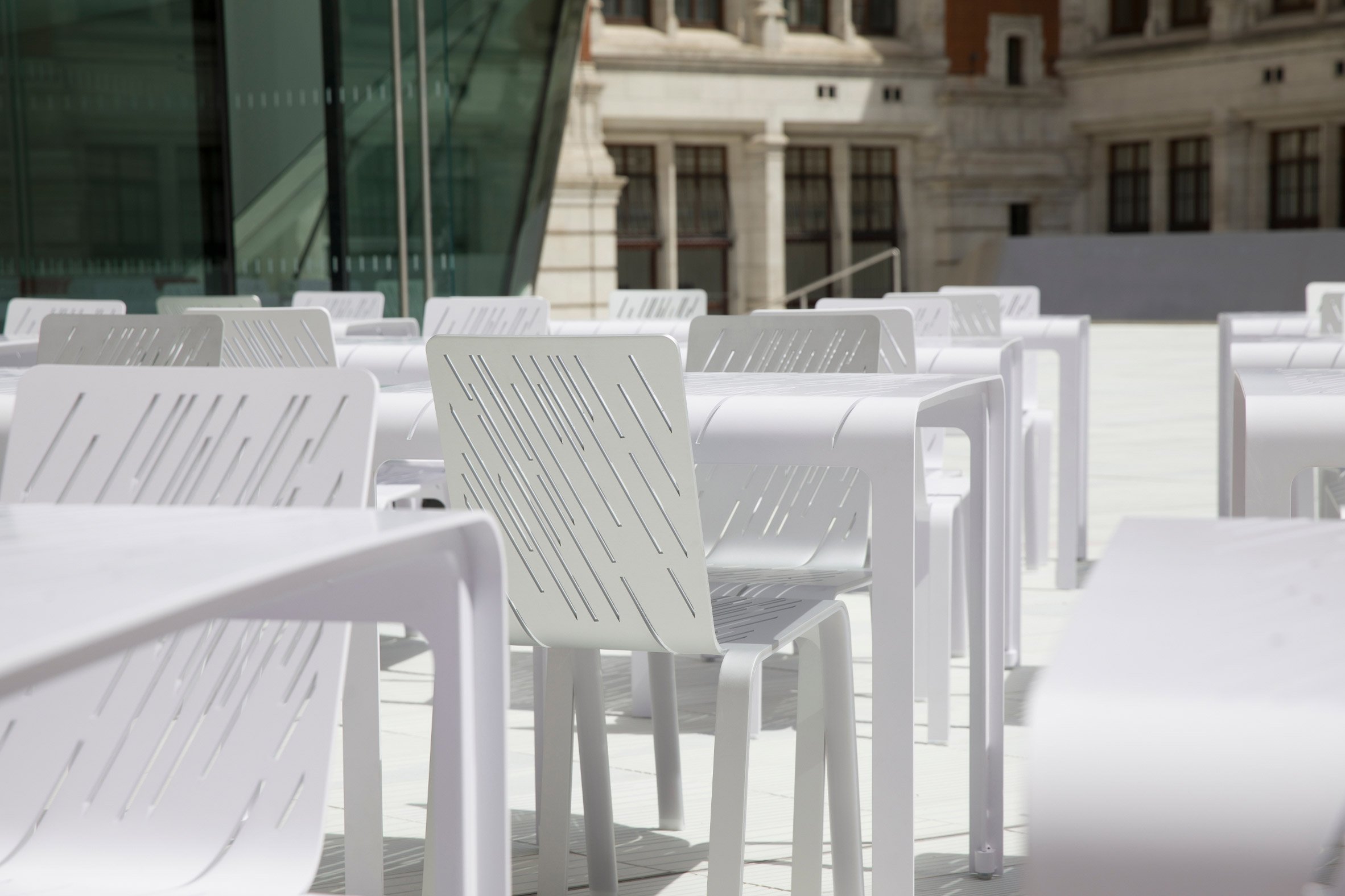 AL_A and Moroso join to produce chairs for V&A's Exhibition Road Quarter