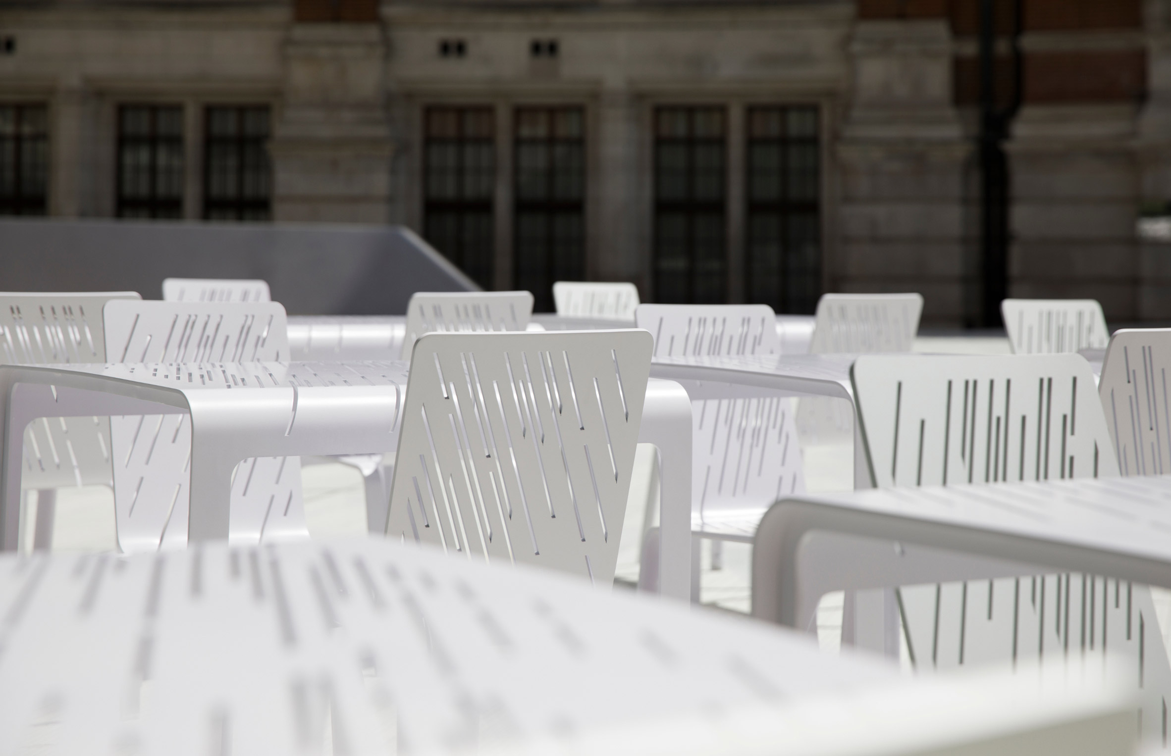 AL_A and Moroso join to produce chairs for V&A's Exhibition Road Quarter