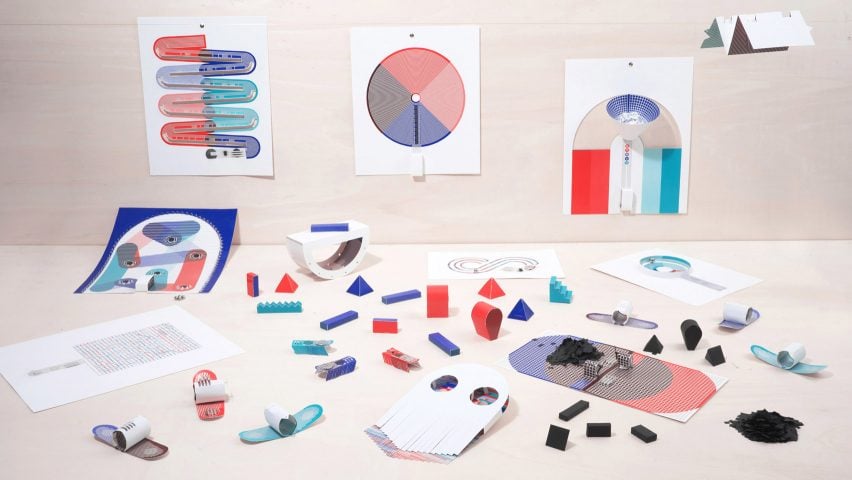 Marion Pinaffo and RaphaÃ«l Pluvinage design electronic toys that are made from paper printed on special ink