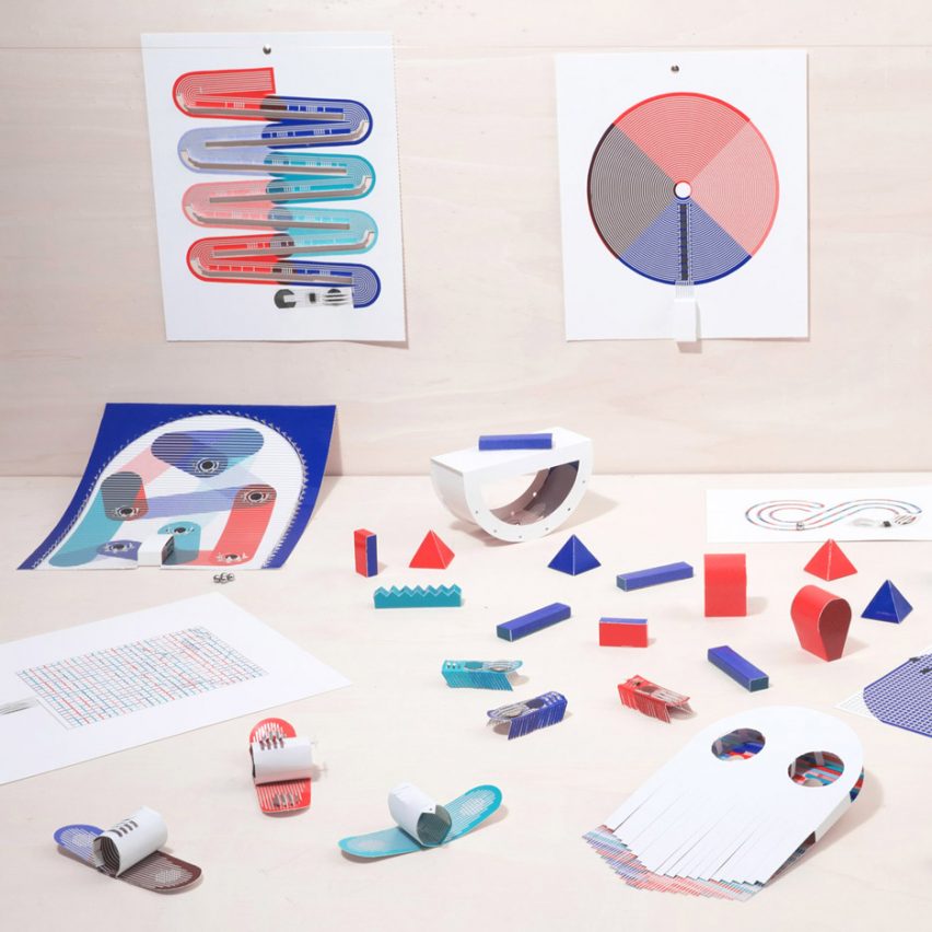 Marion Pinaffo and Raphaël Pluvinage design electronic toys that are made from paper printed on special ink