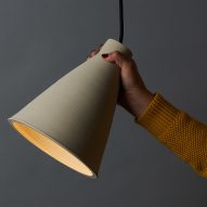 Australian designer Tom Fereday and artist Susan Chen make lamps using a ceramic printer